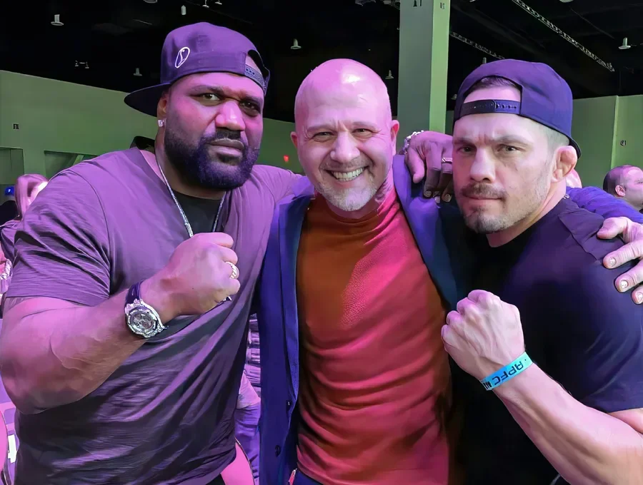 Mike DiDomenico with UFC fighter Quinton Rampage Jackson